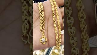 Double Kannadi Chain 12 gm / 24 inches #916gold #22ctgold #kothamangalam #johanjewellers #thali #916