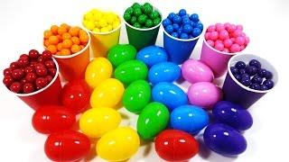 Learn Colours With egg and Candy!! Fun Learing!! 영어로 배우는 색깔놀이