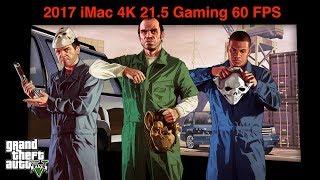 4K iMac gaming GTA V 60 FPS Radeon Pro 555 2GB GDDR5