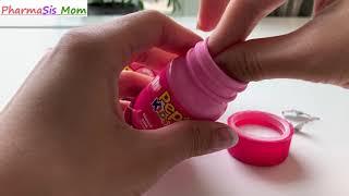 Unboxing Pepto Kids Chewables Bubble Gum Flavor