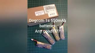 DOGCOM 550mAh 150c 1s BT2.0 (Layered Batteries)