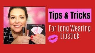 HOW TO KEEP YOUR LIPSTICK ON | STEP BY STEP INSTRUCTIONS