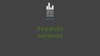 Zone 4 - Threshold Cycling Workout Tips