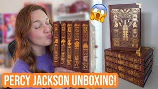 Percy Jackson The Bookish Box Set **UNBOXING** - The Most Insane Percy Jackson Collectible