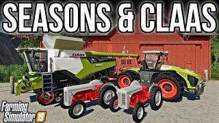 NEW MODS FS19! Seasons & Claas Update + New Massey! | Farming Simulator 19