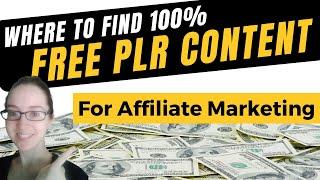 Top 3 Free PLR Sites for Affiliate Marketing (Never Run Out Of Content Ideas Again)!