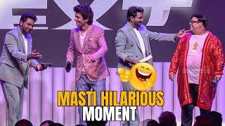 Zakir Khan Sunil Grover And Kiku Sharda MASTI HILARIOUS MOMENT In Netflix Event