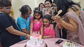 Dhreti  Turning 4 Birthday Celebration Family get together Fun time Magic show ️