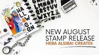 Heba Alsibai Creates August Stamp Release 2024 | Creative Journal