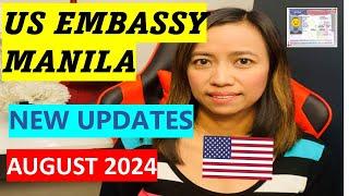 NEW UPDATES AT US EMBASSY MANILA, PHILIPPINES| VISA OPERATIONS