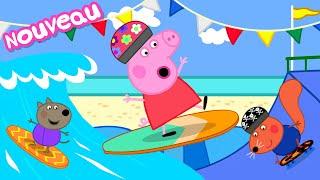 Les histoires de Peppa Pig | Compétition de Surf et de Skateboard | Épisodes de Peppa Pig