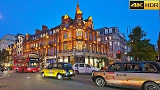 A Summer Evening Walk in London -Aug 2024 I A Relaxing Evening Journey [4K HDR]