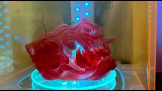 How to process 3D resin print. Oni Mask #4 by AboveWongArt on M3 Premium