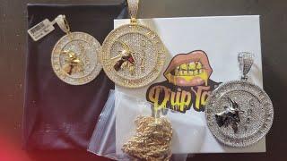 Jewelry Fresh G.O.A.T Pendant Compared To Driptalkjewelry G.O.A.T Pendant