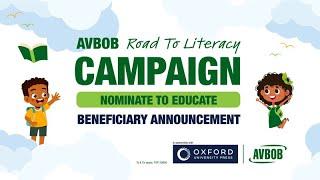 LIVESTREAM: 2024 AVBOB Road To Literacy Beneficiary Announcement