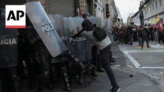 Protests in Ecuador over blackouts, criminal violence and economic crisis