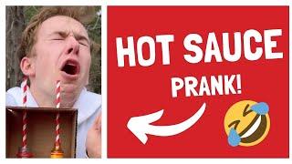 He Didn't Know it was Hot Sauce!