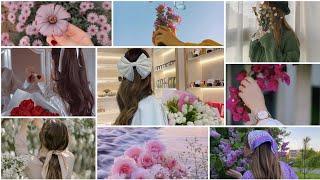 Girl dpz with flowers|| latest dpz for WhatsApp