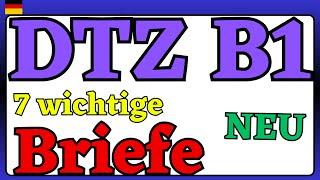 DTZ B1 | Briefe schreiben | 7 wichtige Themen #dtz