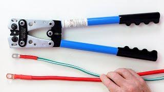 How to Crimp Battery Terminal Lugs - Value Sanuke Crimper