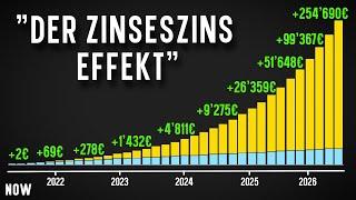 Wie man mit dem Zinseszins Effekt Reich wird !