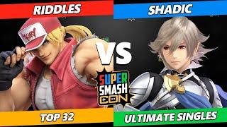 SSC 2023 Top 32 - Riddles (Terry) Vs. SHADIC (Corrin) Smash Ultimate Tournament