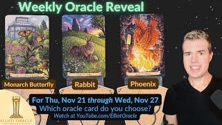 Weekly Oracle Reveal  | Tarot Reading for Nov 21 to Nov 27 | @ElliotOracle   ‍