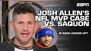 Has Josh Allen LOCKED UP NFL MVP over Saquon Barkley?  Dan Orlovsky's skeptical | First Take