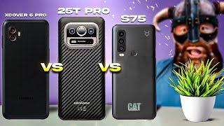 Ulefone Power Armor 25T Pro vs Cat® S75 vs Samsung Xcover 6 Pro