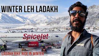 FIRST TELUGU MOTOVLOGGER TO DO WINTER LADAKH ON BIKE | Flight to LEH | Ep1