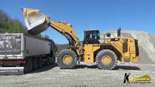 CATERPILLAR 988K WHEEL LOADER Loading TRUCKS #caterpillar #heavyequipment #wheelloader