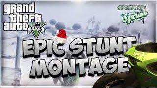 GTA 5 CRAZY STUNT MONTAGE! By HiddenrioT