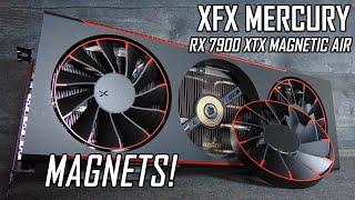 XFX Mercury Radeon RX 7900 XTX Magnetic Air Review | How To Install Fans (Magnetic Fans)