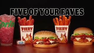 BK’s Fiery Menu - packed with flavorful heat!