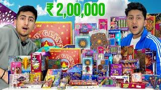 Biggest Diwali Crackers Stash - 2 लाख रुपये के पटाखे | Sahil Rana