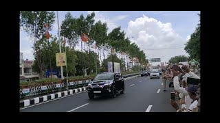 Glimps of Prime Minister Narendra Modi's Convoy, Vadodara Gujarat