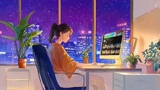 Daily Work Space  Piano Deep Focus Study / Work Concentration [chill ghibli music / rain sounds] #6