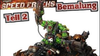 Wie bemalt man Ork Goff Boyz mit Kontrastfarben für Warhammer 40k - Bemal Tutorial