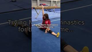 Trying Men’s Gymnastics for the First Time… With @iangunther  #gymnastics #shorts ​⁠