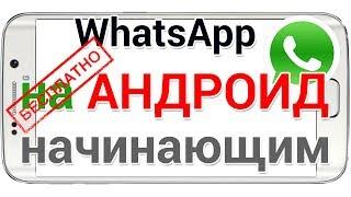 Как скачать Ватсап на телефон Андроид установить и пользоваться. Для начинающих