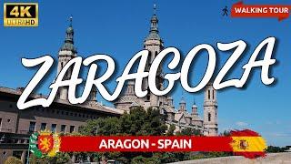 ZARAGOZA Historic Center  4K WALKING TOUR‍️️ ARAGON SPAIN ️ The city of Cierzo