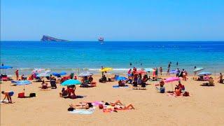 BENIDORM  Poniente Beach June 2024 Costa Blanca SPAIN 4K