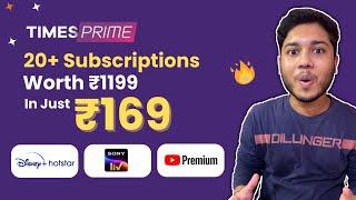 Timesprime Membership Worth ₹1199 In Just ₹169 Only | 20+ Subscriptions Including Hotstar, Sonyliv