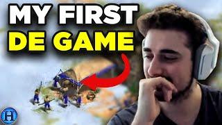 Reacting To My First 1v1 Game on AoE2 DE