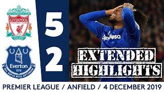 EXTENDED HIGHLIGHTS: LIVERPOOL 5-2 EVERTON