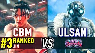 T8  CBM (#3 Ranked Jin) vs Ulsan (Dragunov)  Tekken 8 High Level Gameplay