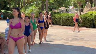 Water Park Walking Tour And Water Slide Summer Holiday #waterpark