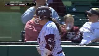 #22 South Carolina vs #19 Texas AM | Game 3 |  College Softball 03/10/2024