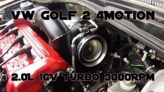 VW Golf Mk2 AWD 16V Turbo 1150HP test on street Boba-Motoring