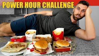 FAST FOOD POWER HOUR CHALLENGE... (NEVER AGAIN...again)- Travis S McDonalds